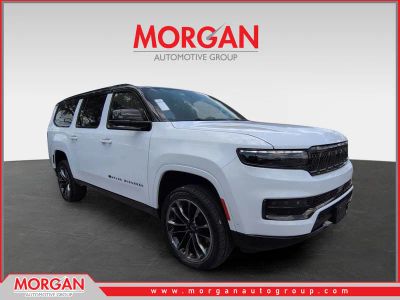 2024 Jeep Grand Wagoneer L Series III in White/off-white — front three-quarter view