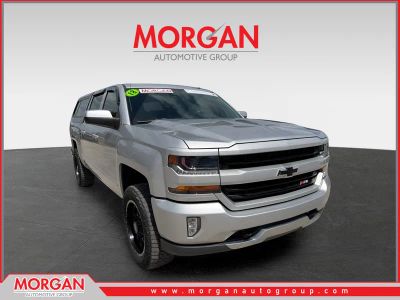 2018 Chevrolet Silverado 1500 LT in Silver Ice Metallic — front three-quarter view