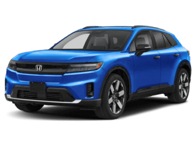 2026 Honda Prologue Elite in Pacific Blue Metallic — front three-quarter view