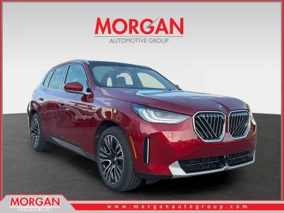 2025 BMW X3 30 xDrive in Vegas Red Metallic — front three-quarter view