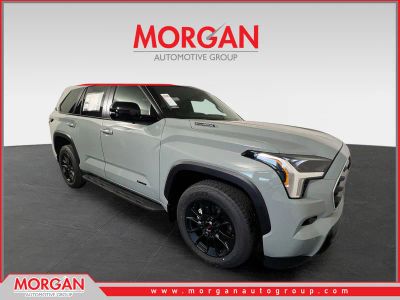 2026 Toyota Sequoia Limited in Lunar Rock — front three-quarter view