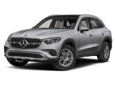2026 Mercedes-Benz GLC 300 in MANUFAKTUR Alpine Grey — front three-quarter view