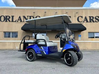 2026 Yamaha DR2 PTV EFI Gas Racing Blue — front three-quarter view