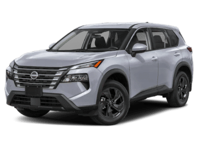 2026 Nissan Rogue SV in Gray — front three-quarter view
