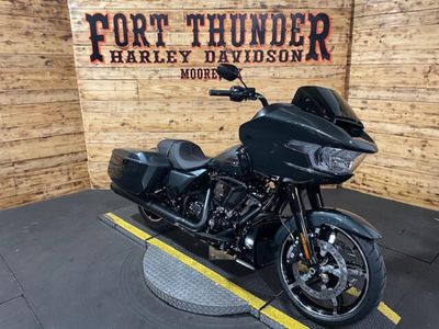 2025 Harley-Davidson FLTRX - Road Glide in Iron Horse Metallic - Black Finish — front three-quarter view
