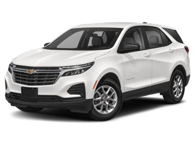 2022 Chevrolet Equinox LS in Blue Glow Metallic — front three-quarter view