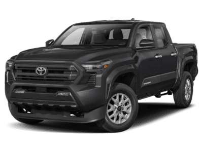 2026 Toyota Tacoma 2WD SR5 in Black — front three-quarter view