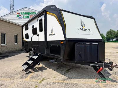 2022 Ember RV Overland Series — front three-quarter view