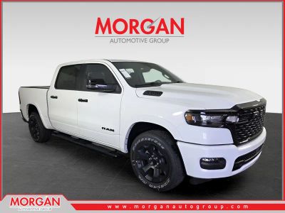 2026 Ram 1500 Big Horn/Lone Star in White — front three-quarter view
