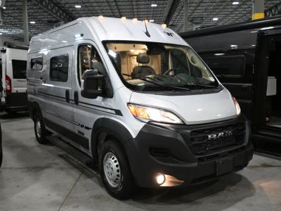 2027 Winnebago SOLIS POCKET — front three-quarter view