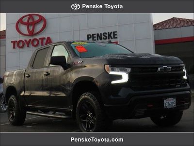 2022 Chevrolet Silverado in Dark Ash Metallic — front three-quarter view
