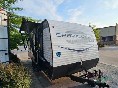2024 Keystone RV Springdale Mini — front three-quarter view