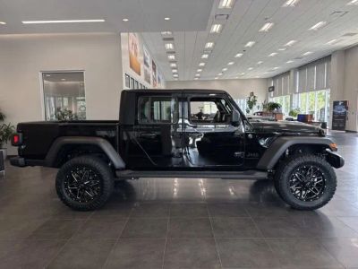 2026 Jeep Gladiator Sport in Black Clearcoat — front three-quarter view