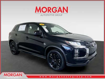 2024 Mitsubishi Outlander Sport 2.0 LE in Labrador Black Pearl — front three-quarter view