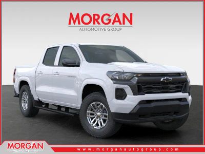 2026 Chevrolet Colorado 4WD LT in Summit White — front three-quarter view