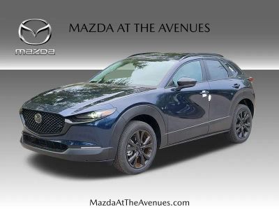 2026 Mazda CX-30 2.5 S Aire Edition in Blue — front three-quarter view