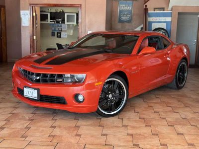 2010 Chevrolet Camaro in Orange — front three-quarter view