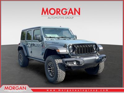2026 Jeep Wrangler Willys in Gray — front three-quarter view