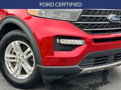 2022 Ford Explorer — rear three-quarter view