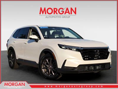2026 Honda CR-V EX-L in Platinum White Pearl — front three-quarter view