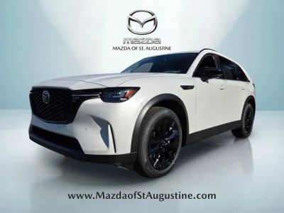 2026 Mazda CX-90 PHEV Premium in White — front three-quarter view