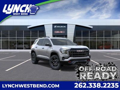 2026 GMC Terrain AT4 in Sterling Metallic — front three-quarter view