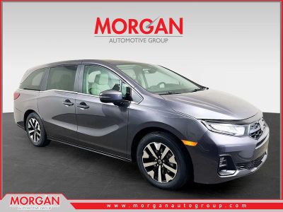 2026 Honda Odyssey EX-L in Gray — front three-quarter view