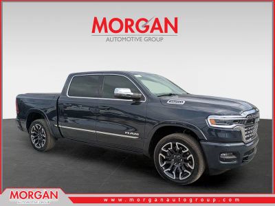 2026 Ram 1500 Limited in Blue — front three-quarter view