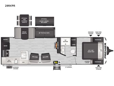 2022 Keystone RV Premier Ultra Lite - Photo 2