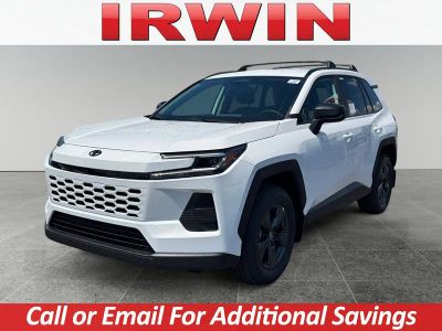 2026 Toyota RAV4 LE in Ice Cap — front three-quarter view