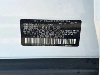 2026 Subaru WRX — photo 41 view