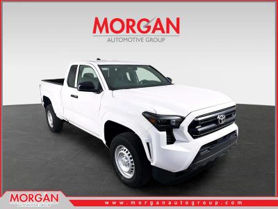 2025 Toyota Tacoma SR in Ice — front three-quarter view