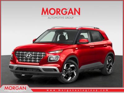 2026 Hyundai VENUE SEL in Ultimate Red — front three-quarter view