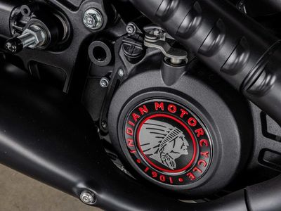 2025 Indian Motorcycle 101 Scout Ghost White Metallic with Graphics - Photo 9