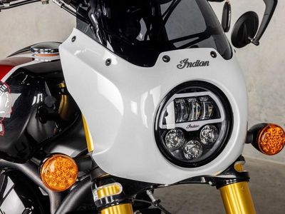 2025 Indian Motorcycle 101 Scout Ghost White Metallic with Graphics - Photo 7