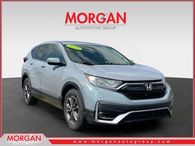 2020 Honda CR-V EX in Blue — front three-quarter view