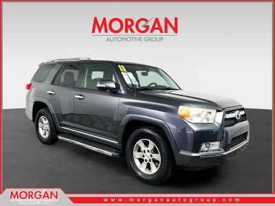 2011 Toyota 4Runner SR5 in Gray — front three-quarter view