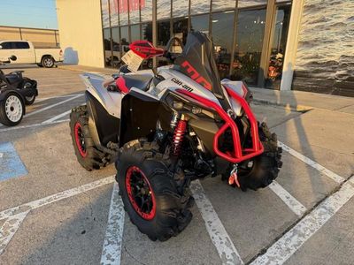 2026 Can-Am Renegade X mr 1000 R Hyper Silver & Legion Red — side profile view