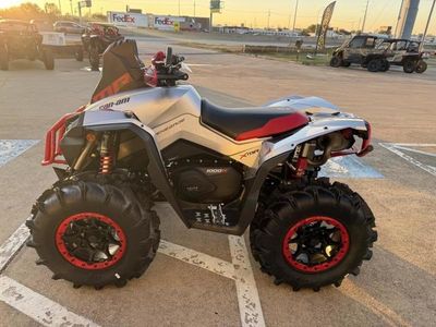 2026 Can-Am Renegade X mr 1000 R Hyper Silver & Legion Red — detail view