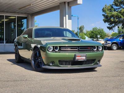 2021 Dodge Challenger R/T in F8 Green — front three-quarter view