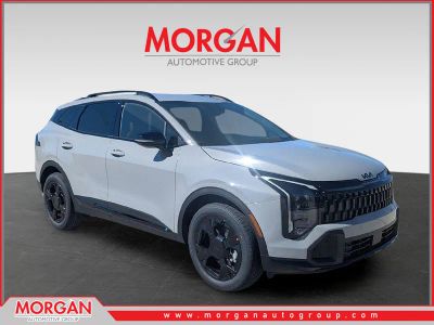 2026 Kia Sportage X-Line in Wolf Gray — front three-quarter view