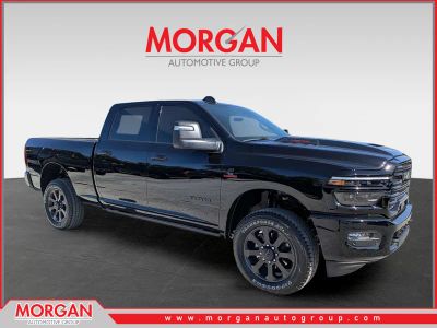2026 Ram 2500 Laramie in Black — front three-quarter view