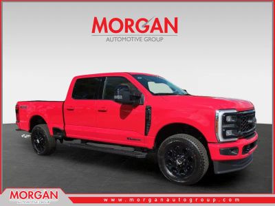 2026 Ford F-250SD Lariat in Red — front three-quarter view