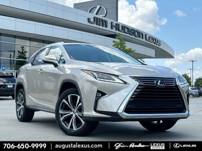 2016 Lexus RX 350 BACKED BY HUDSON in Satin Cashmere Metallic — front three-quarter view