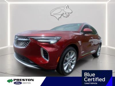 2023 Buick Envision Avenir in Cinnabar Metallic — front three-quarter view