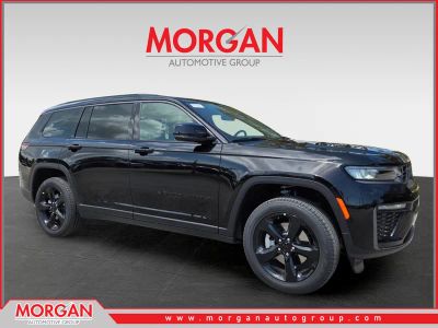 2026 Jeep Grand Cherokee L Limited in Black — front three-quarter view