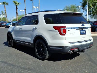 2018 Ford Explorer — rear three-quarter view