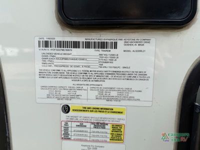 2021 Keystone RV Alpine — photo 17 view