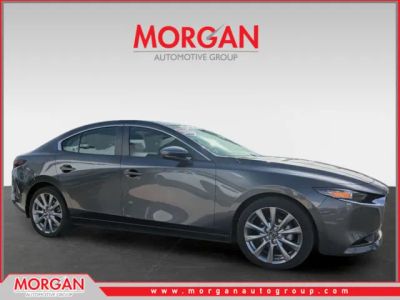 2025 Mazda Mazda3 Sedan 3 Sedan 2.5 S Preferred in Machine Gray Metallic — front three-quarter view