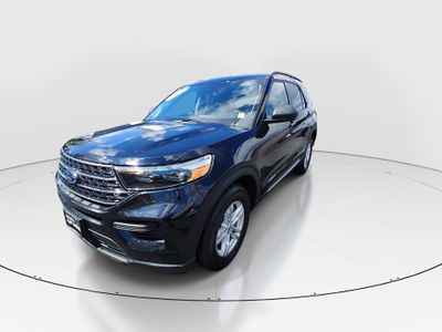 2023 Ford Explorer — rear three-quarter view